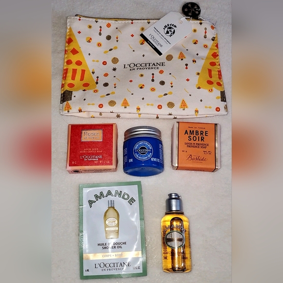NEW - Bundle of 6 - L'Occitane & Bastide Soap Shower Oil Hand & Body Cream Minis - Picture 1 of 12